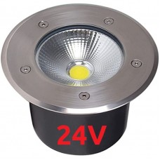 Φωτιστικό Χωνευτό Δαπέδου LED 20W 24V 1600lm IP67 4000K Λευκό Φως 96RAY24/20